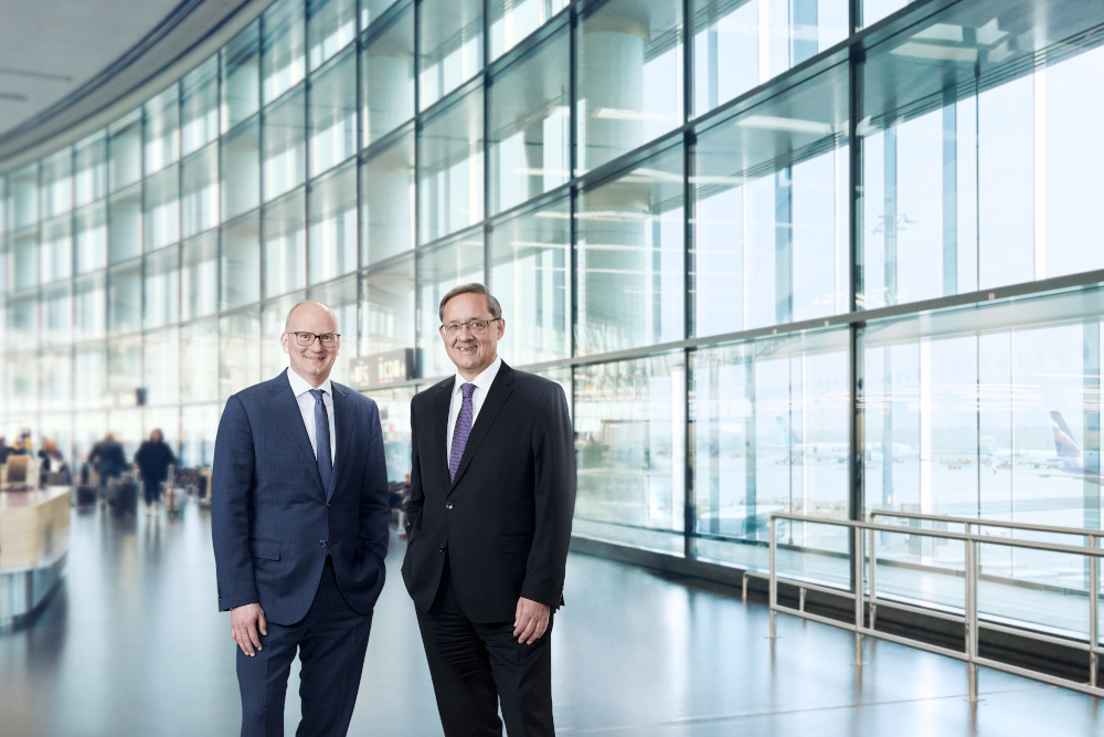 Julian Jäger und Günther Ofner als Vorstände der Flughafen Wien AG für weitere Amtsperiode wiederbestellt.