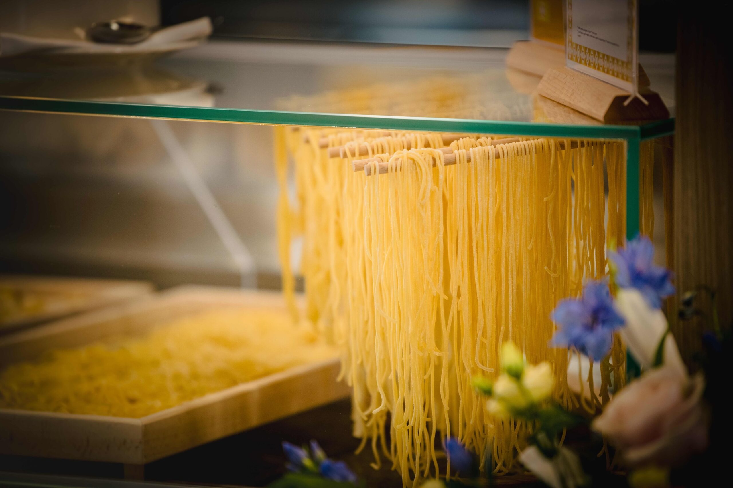 Pasta-Manufaktur an Bord der Moby Lines
