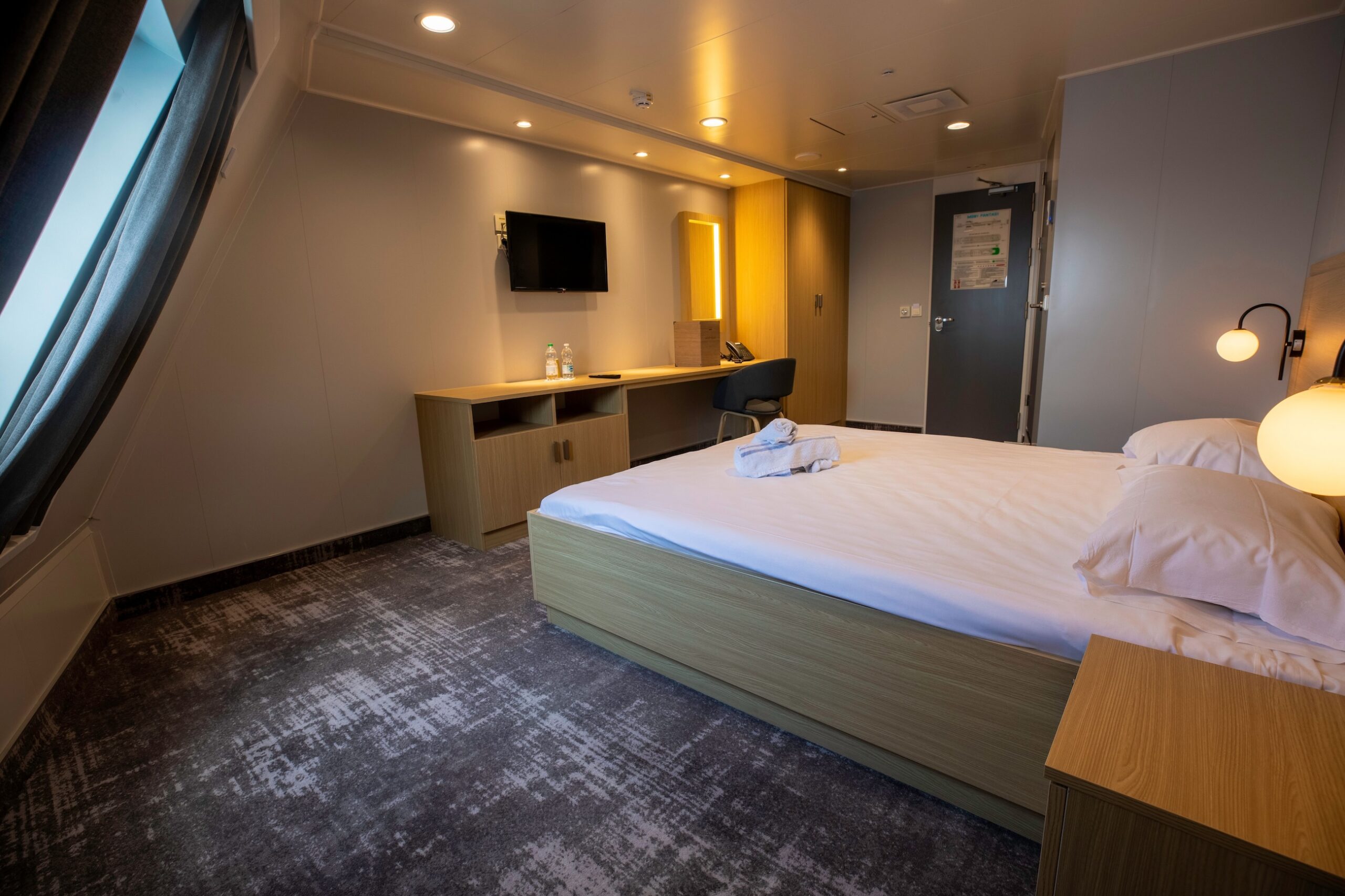 Ein Zimmer auf der Moby Legacy