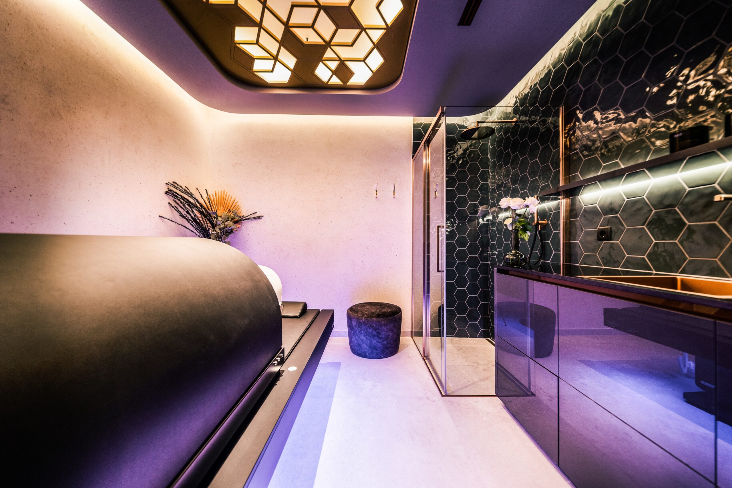 Behandlungsraum im Quellenhof Luxury Resort Passeier