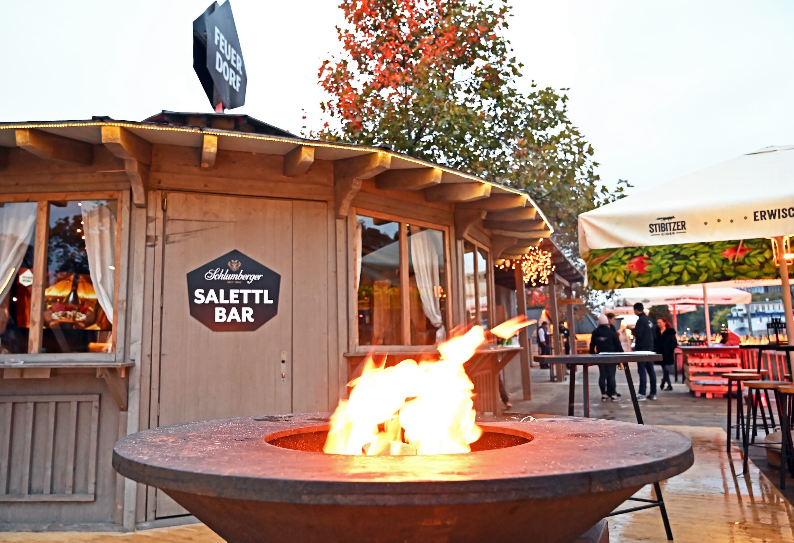 Ein Highlight für Gruppen ist die Schlumberger-Salettl-Bar.